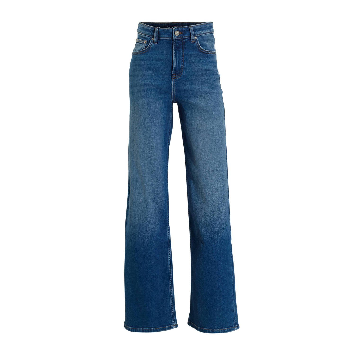 Anytime wide leg jeans blauw