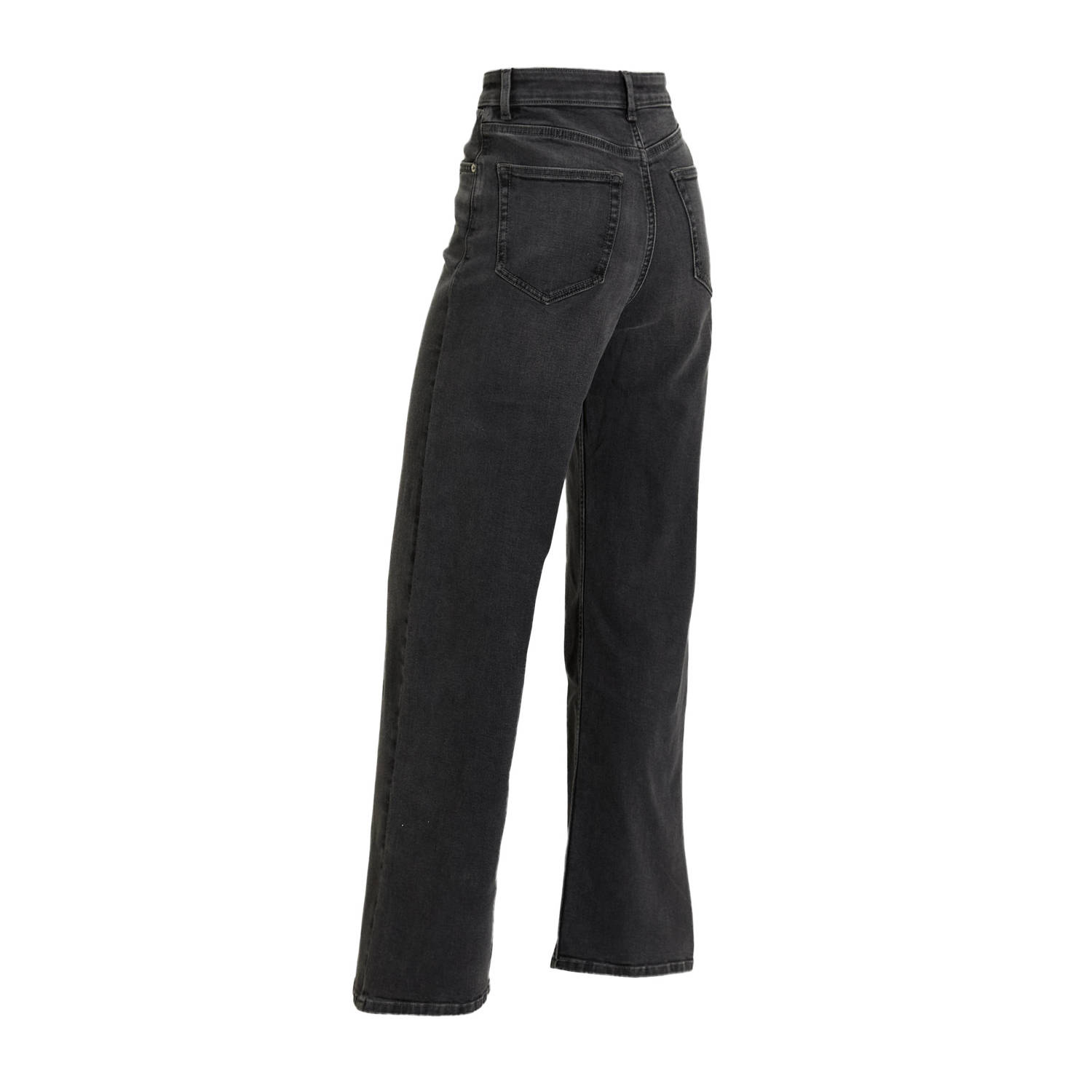 anytime wide leg jeans grijs