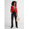 Anytime high waist wide leg jeans black
