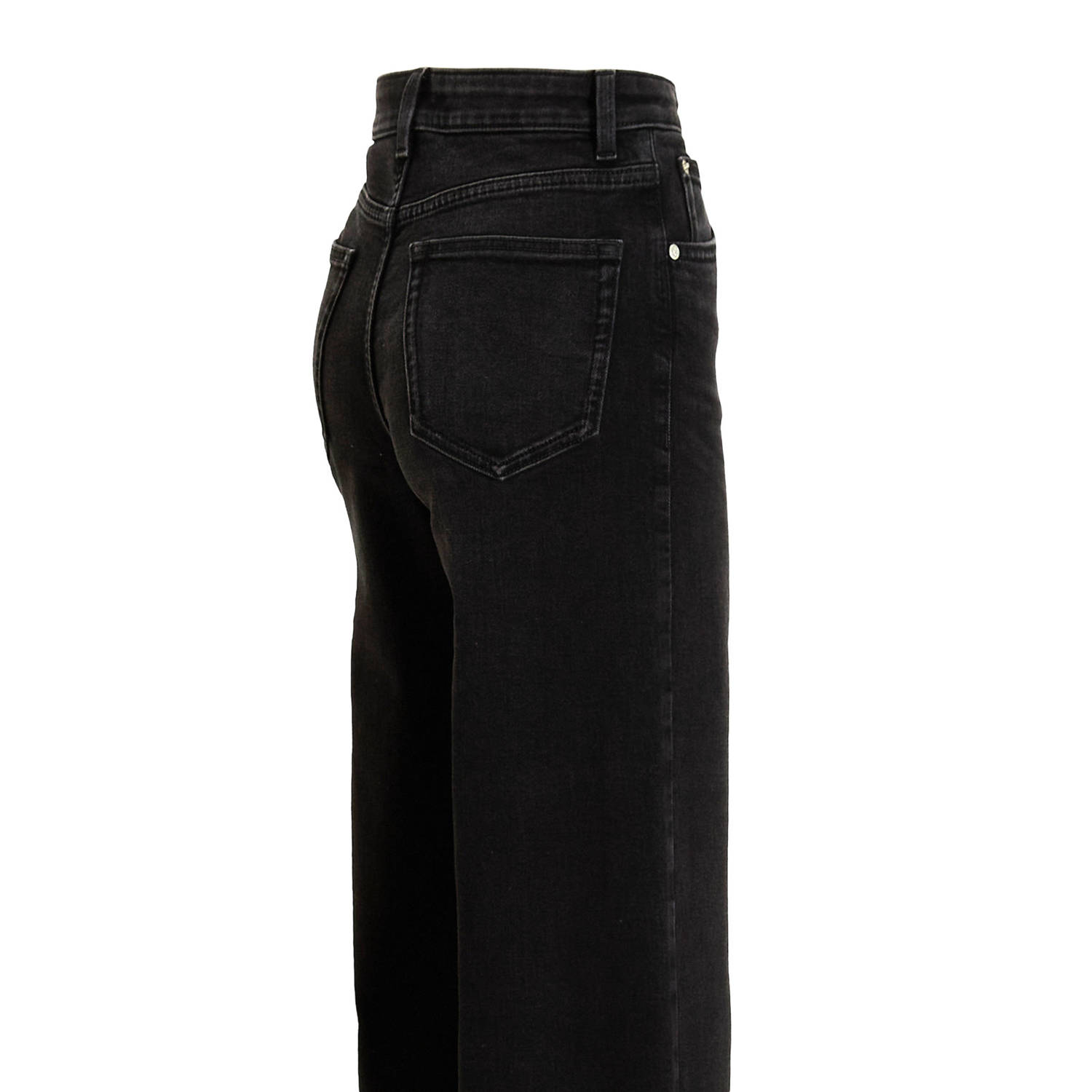 anytime wide leg jeans zwart