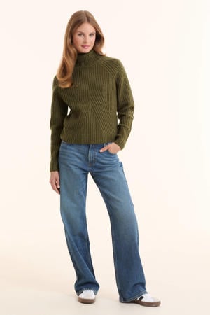 loose fit jeans donkerblauw