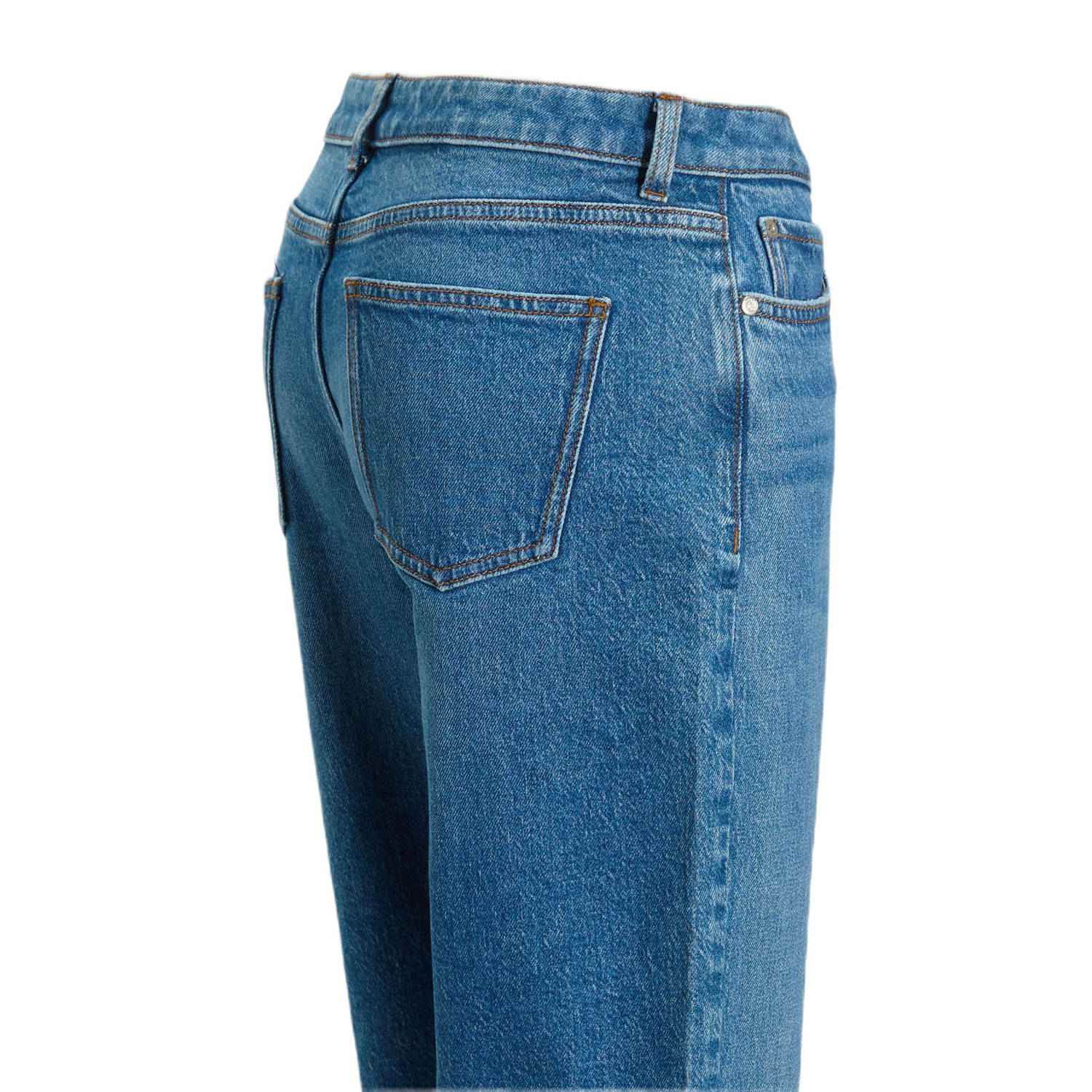 anytime straight leg jeans blauw