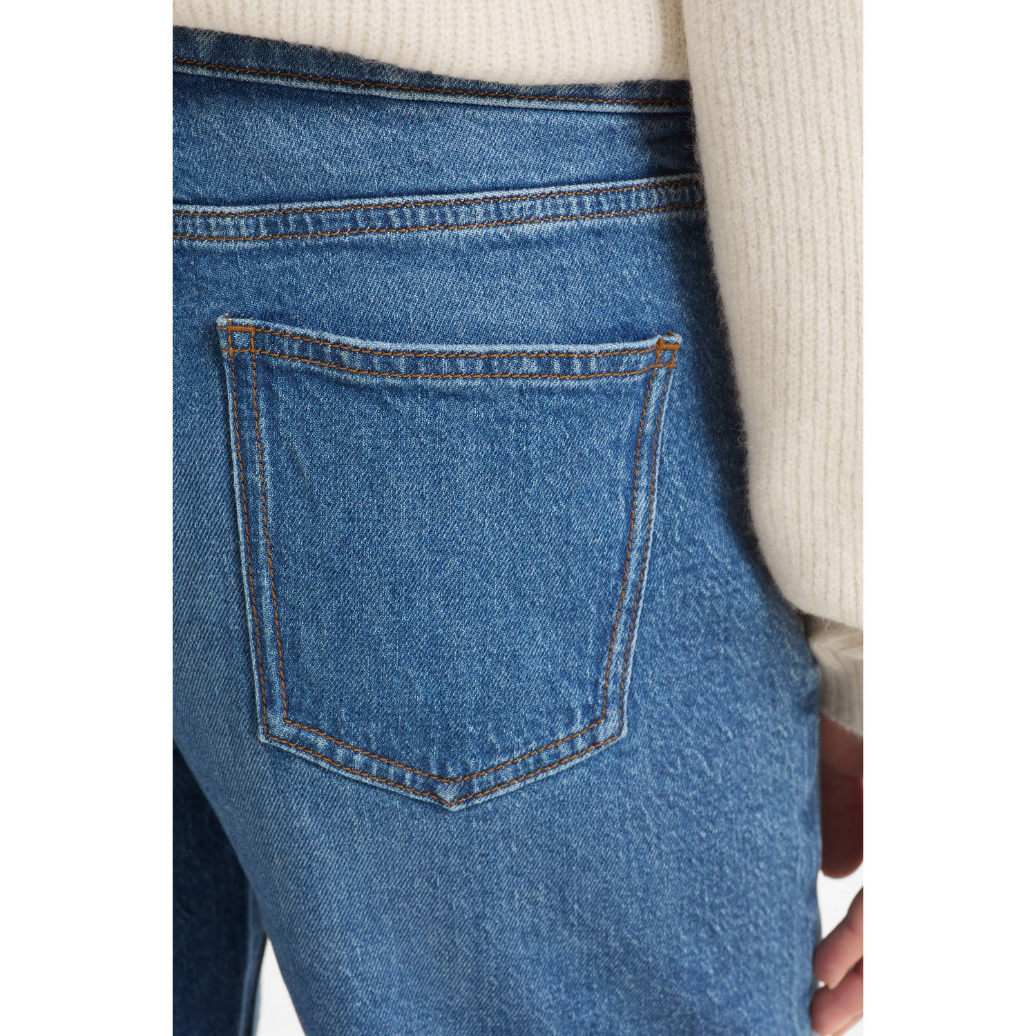 anytime straight leg jeans blauw
