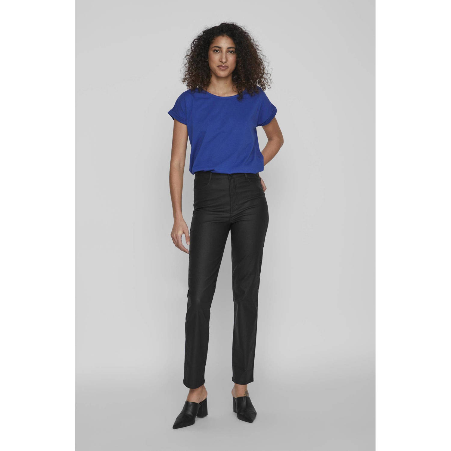 VILA T-shirt VIDREAMERS blauw