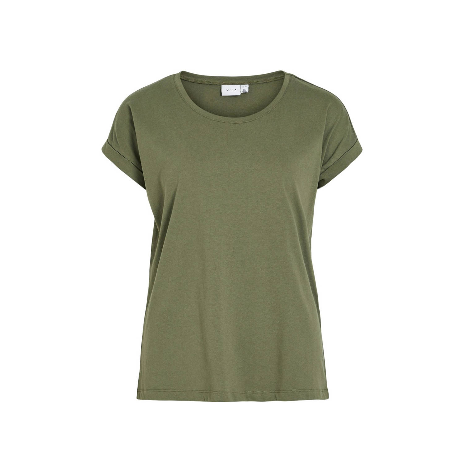 Vila Dreamers Korte Mouw T-shirt Vrouwen Green Dames