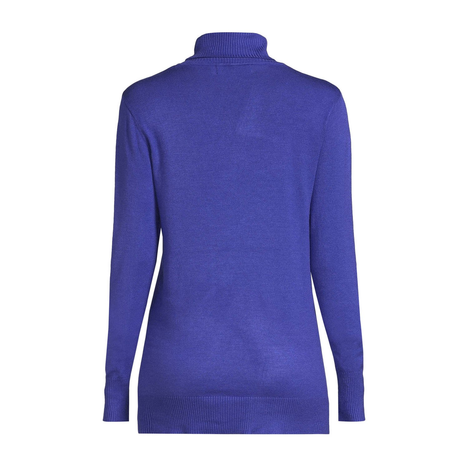 Imagine fijn gebreide coltrui blauw