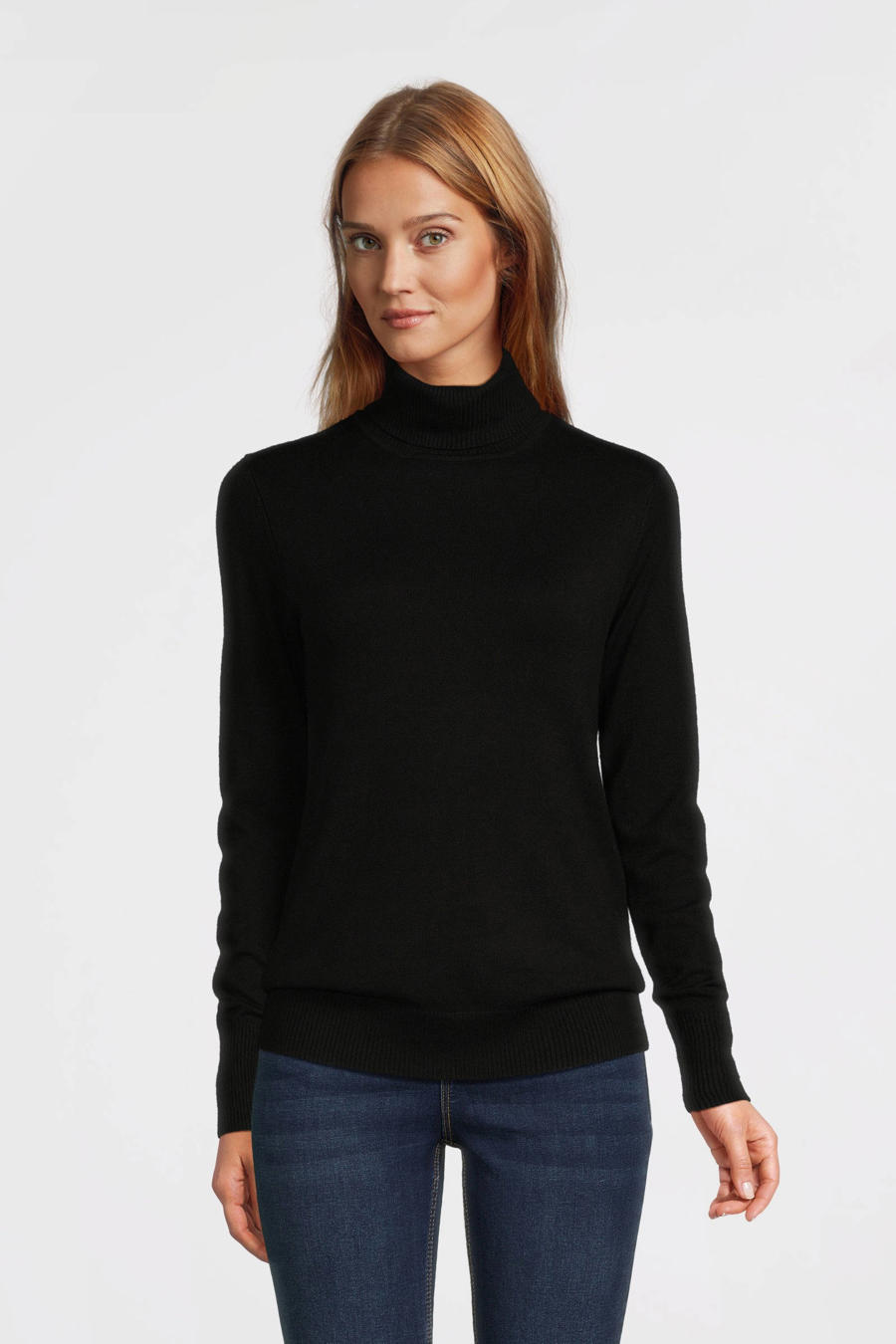 Style & Republic Dames coltrui van 100% kasjmier, klassieke pasvorm, stijlvolle premium kasjmier-fijn gebreide trui voor herfst en winter, ontworpen in Berlijn, Koffie, L