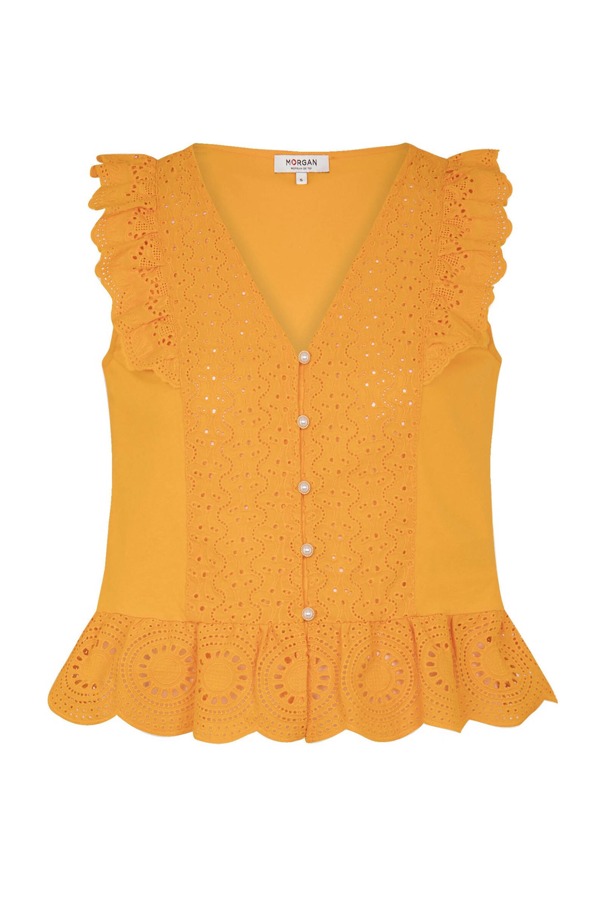 Morgan blousetop oranje