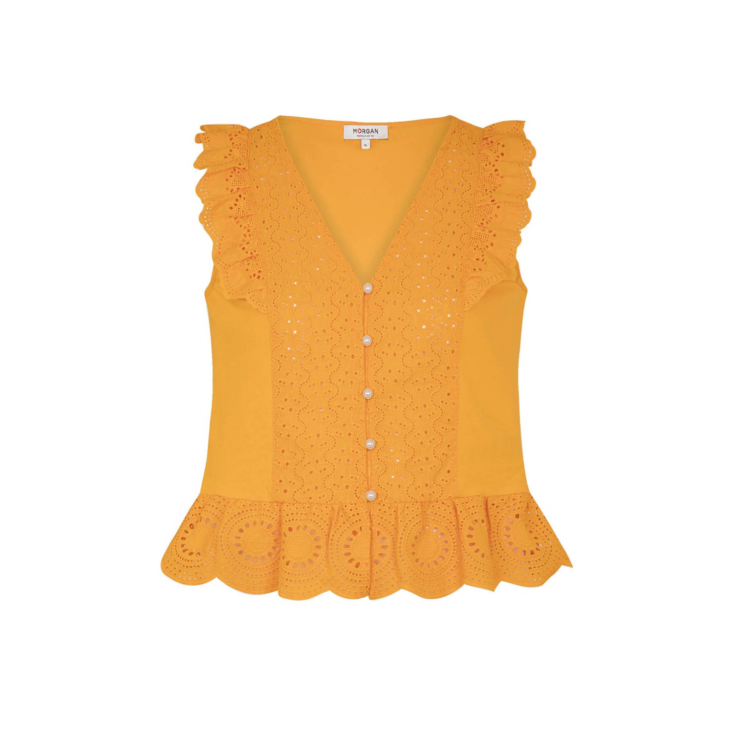Morgan blousetop oranje