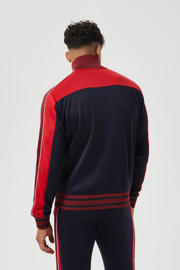 thumbnail: Björn Borg   trainingsjack Ace Retro donkerblauw/rood