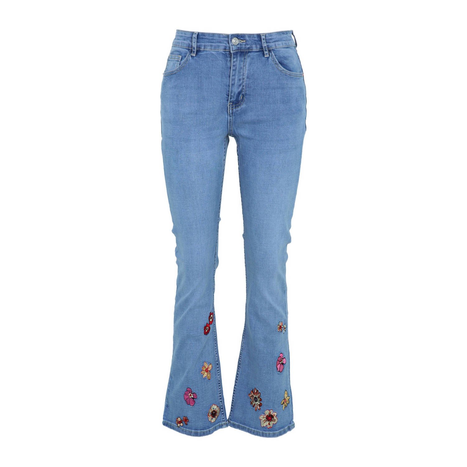 Cassis flared jeans medium blue denim