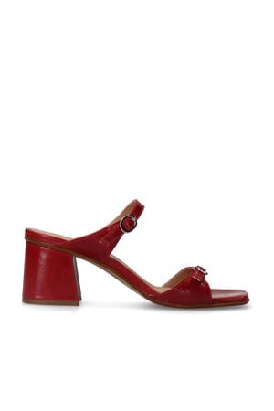 leren muiltjes rood