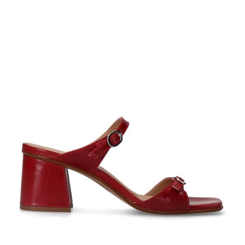 Sacha leren muiltjes rood afbeelding