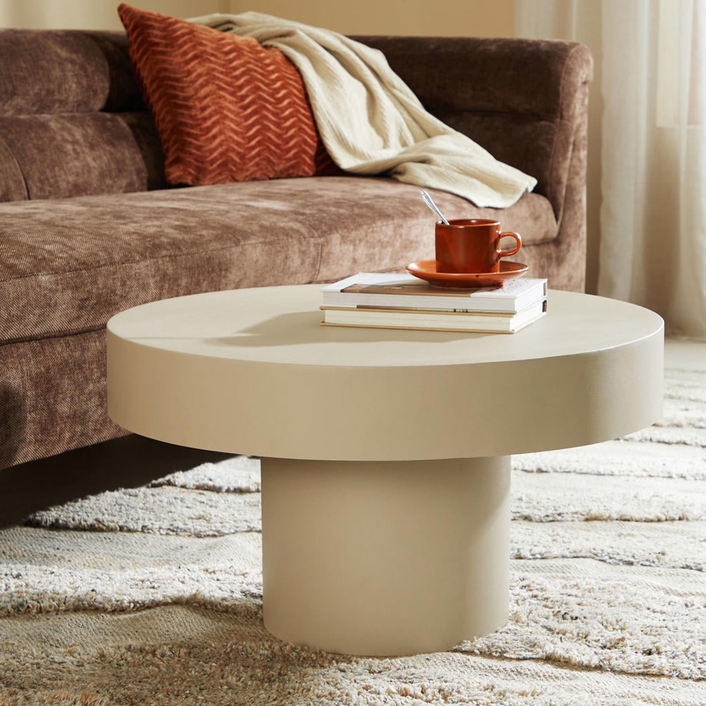 NOUS Living ronde salontafel Jodi - beige
