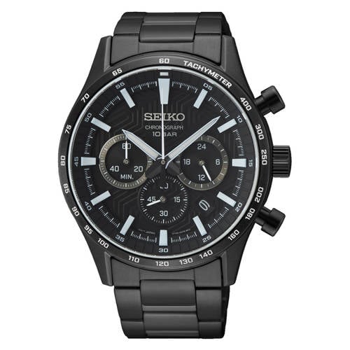 Seiko horloge SSB415P1 zwart afbeelding