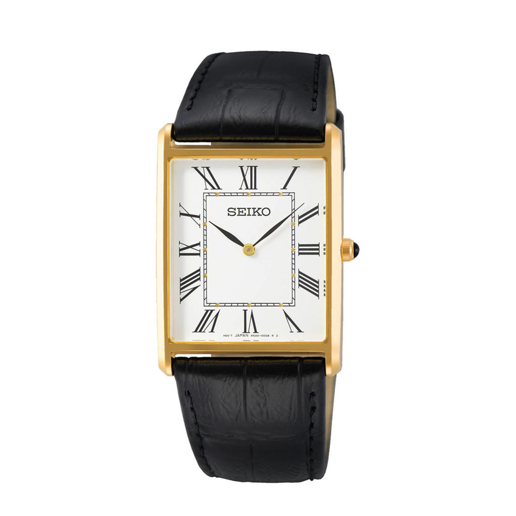 Seiko horloge SWR052P1 zwart/goudkleurig