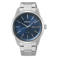 Seiko horloge SNE525P1 zilverkleurig/donkerblauw