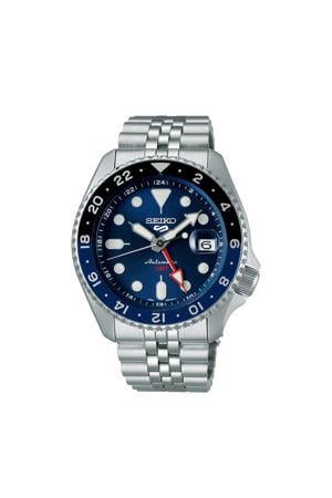 horloge SSK003K1 zilverkleurig/blauw