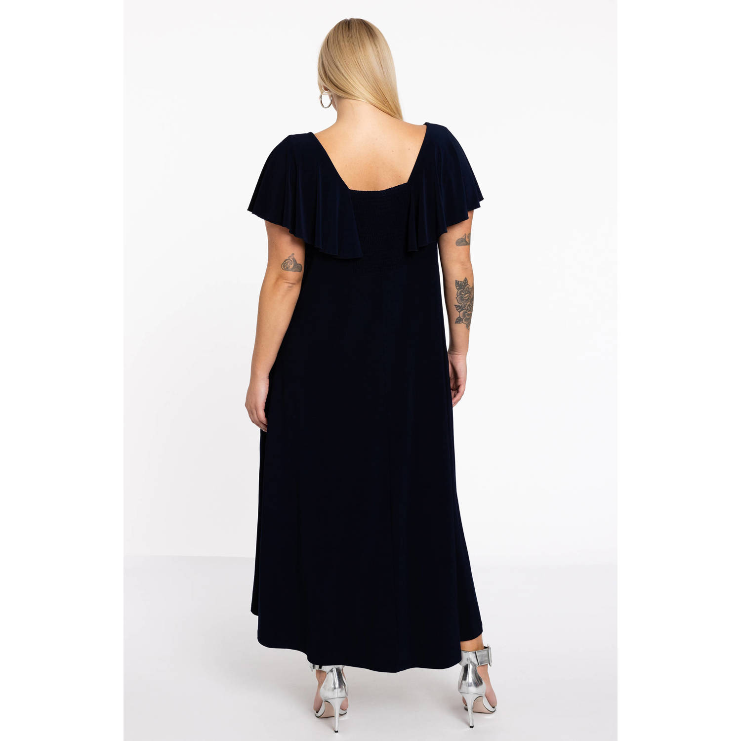 YOEK maxi jurk DOLCE blauw