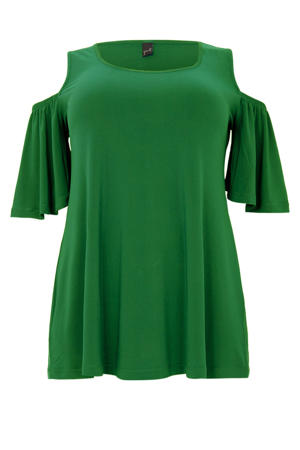a-lijn tuniek Plus Size - groen