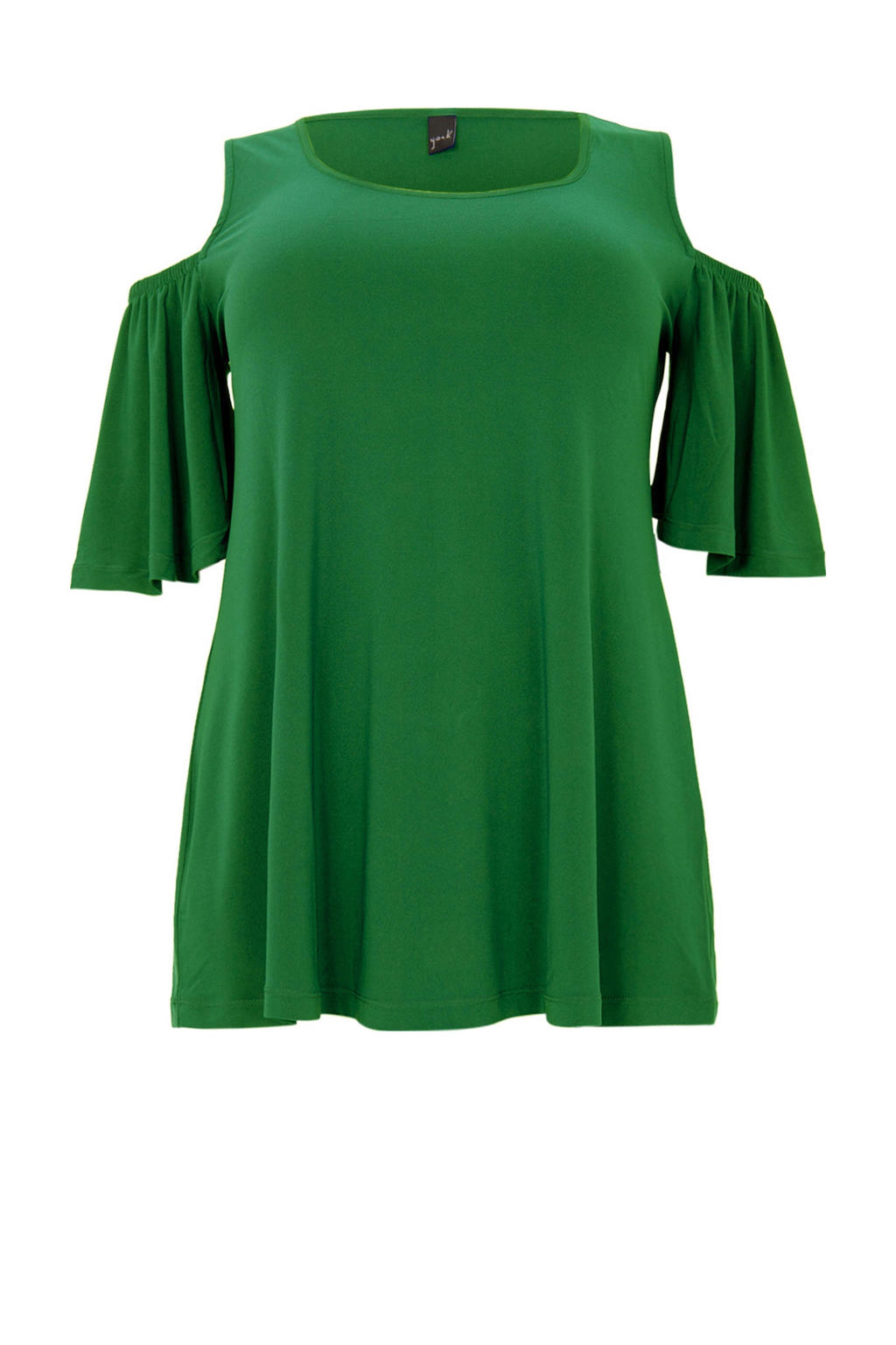 YOEK a-lijn tuniek Plus Size - groen