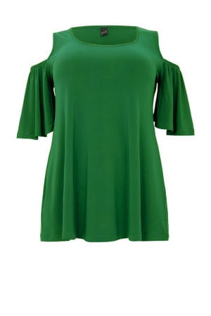 a-lijn tuniek Plus Size - groen
