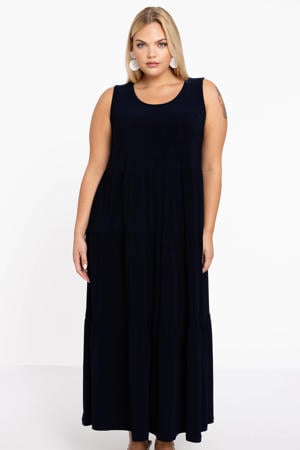 maxi A-lijn jurk DOLCE donkerblauw