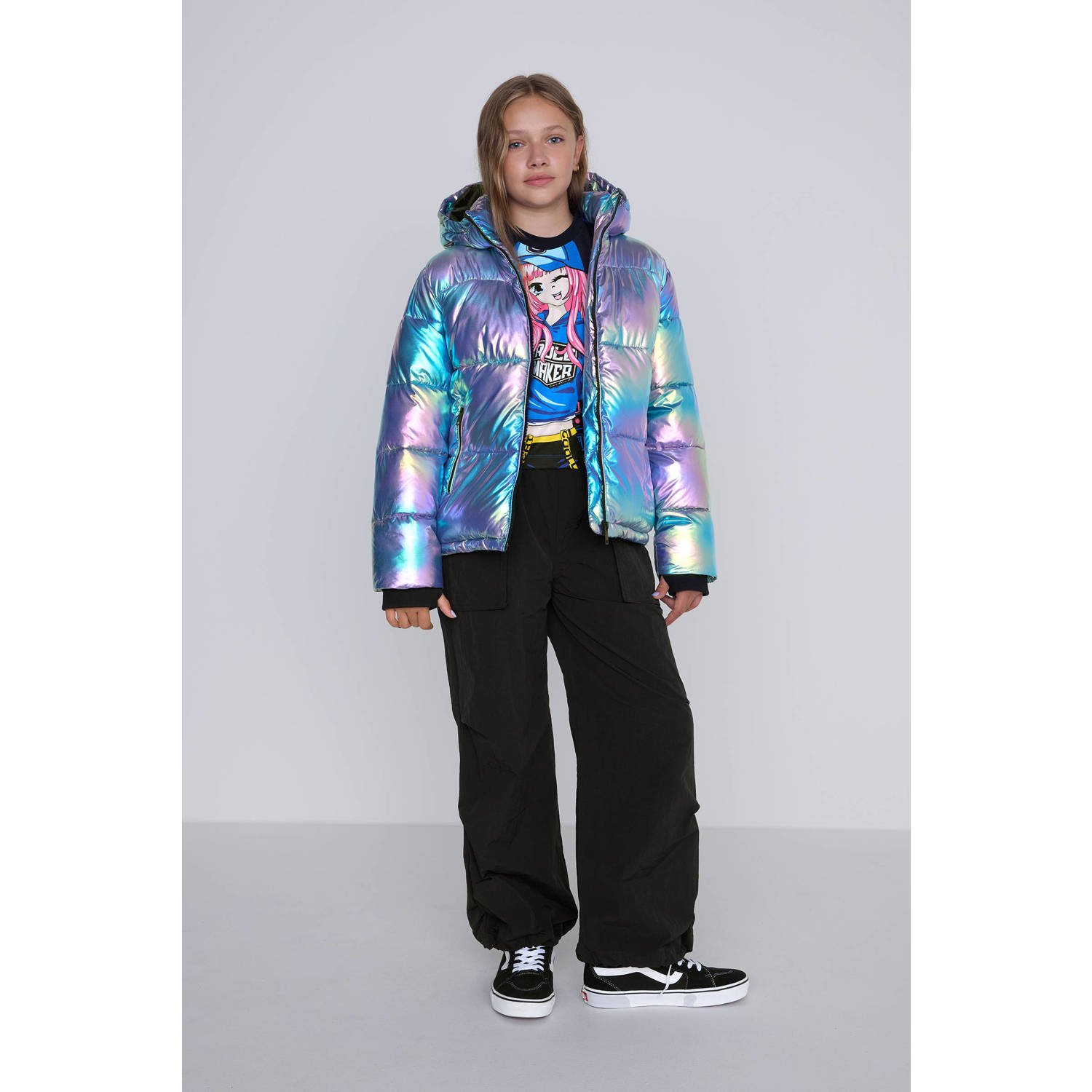 Coolcat Puffer Winterjas Jessica Metallic Oil