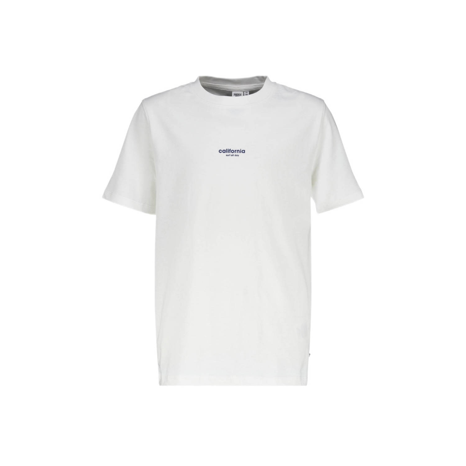 America Today T-shirt met printopdruk blauw zwart Jongens Katoen Ronde hals 122 128