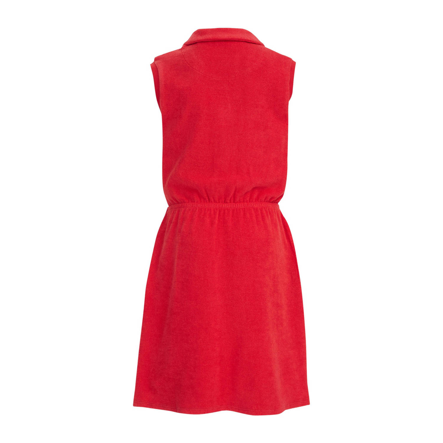 WE Fashion badstof jurk lichtroze