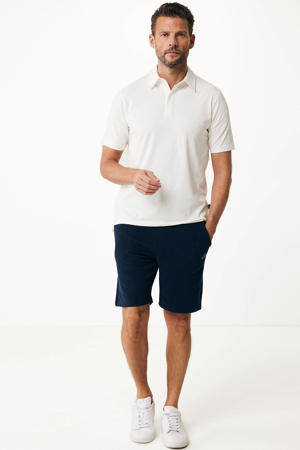 slim fit polo KEVIN met logo ecru