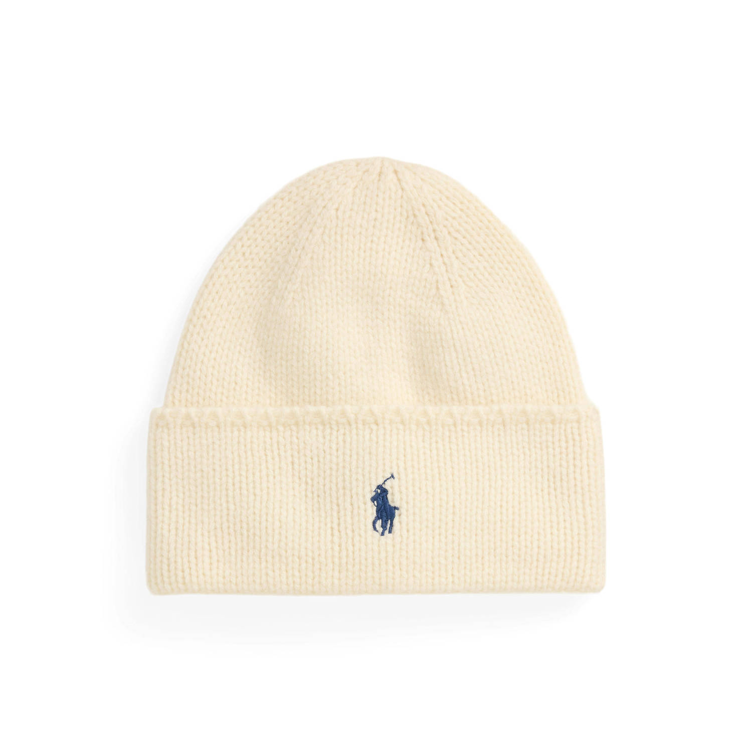 Polo Ralph Lauren Muts van wol met labeldetail model 'PONY'