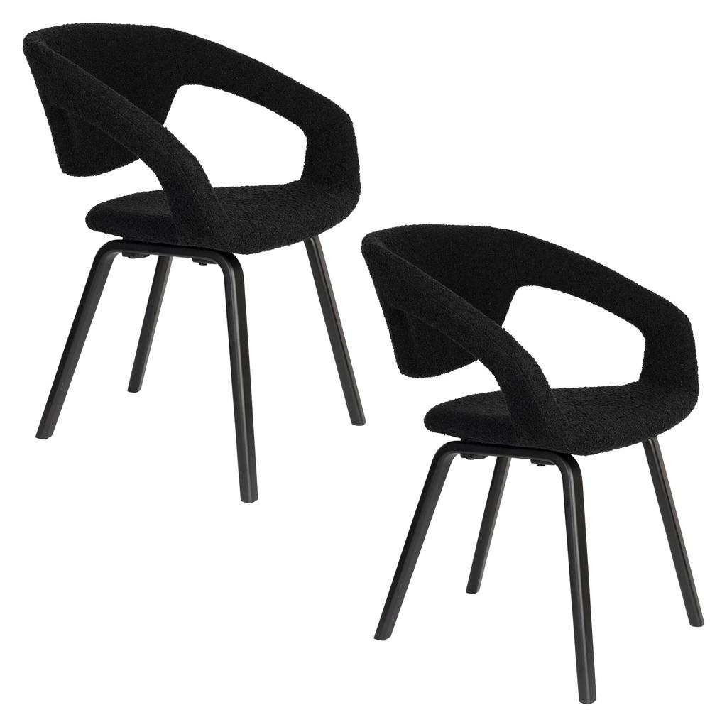 Zuiver eetkamerstoel Flexback (set van 2)