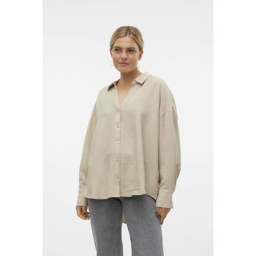 VERO MODA blouse VMMELANEY zand afbeelding