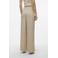 VERO MODA high waist wide leg broek VMMELANEY zand