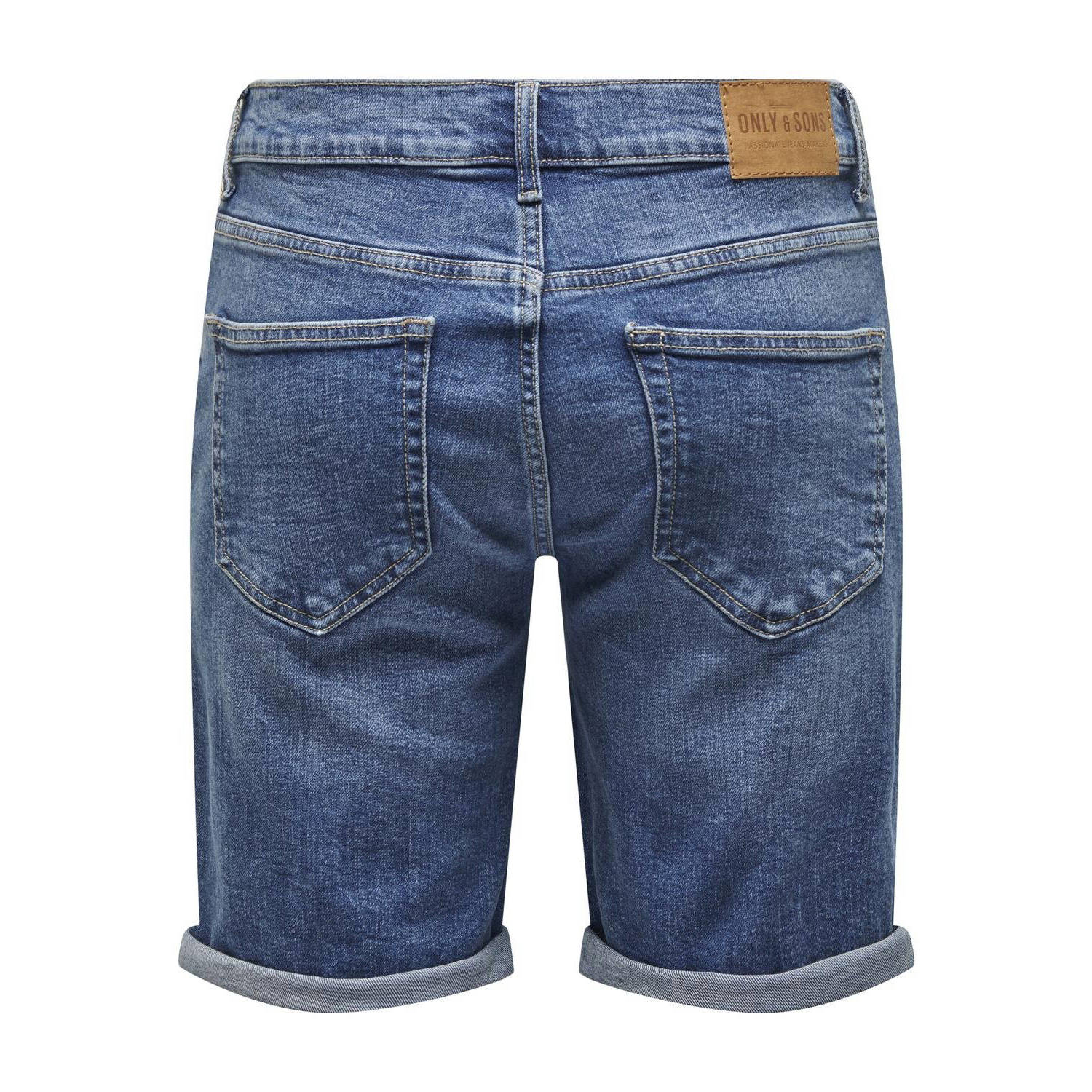 ONLY & SONS regular fit short ONSPLY light blue denim