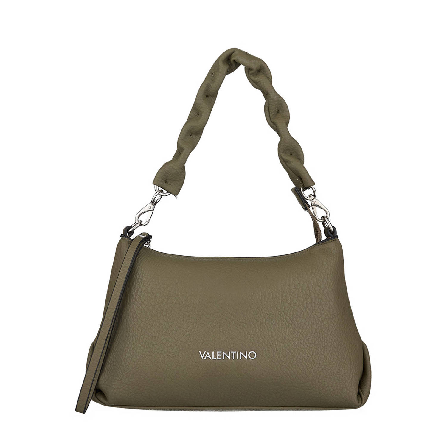 Valentino by Mario Valentino Groene Leren Schoudertas Thalami Green Dames