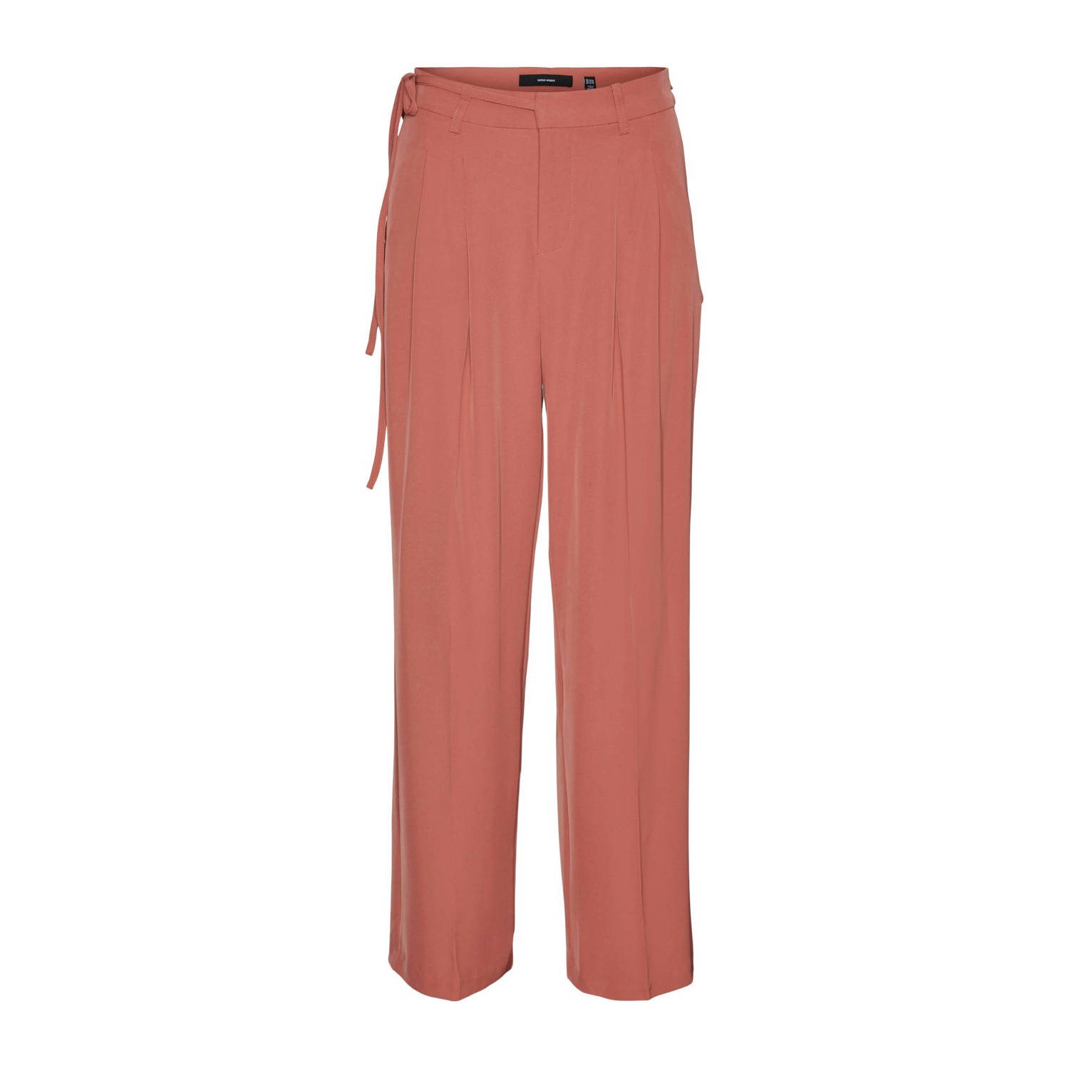 VERO MODA regular fit broek oranje