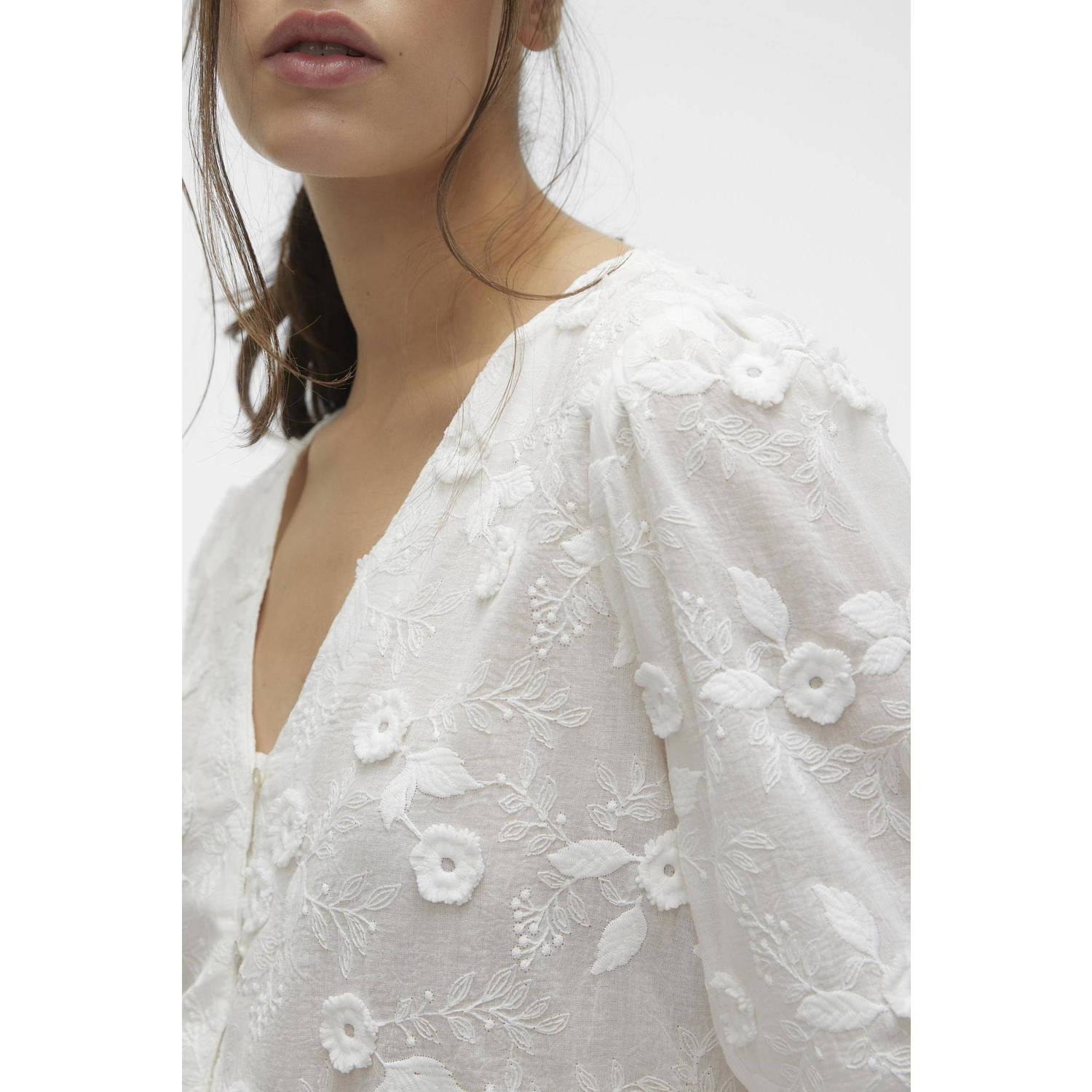VERO MODA top VMPUNA ecru