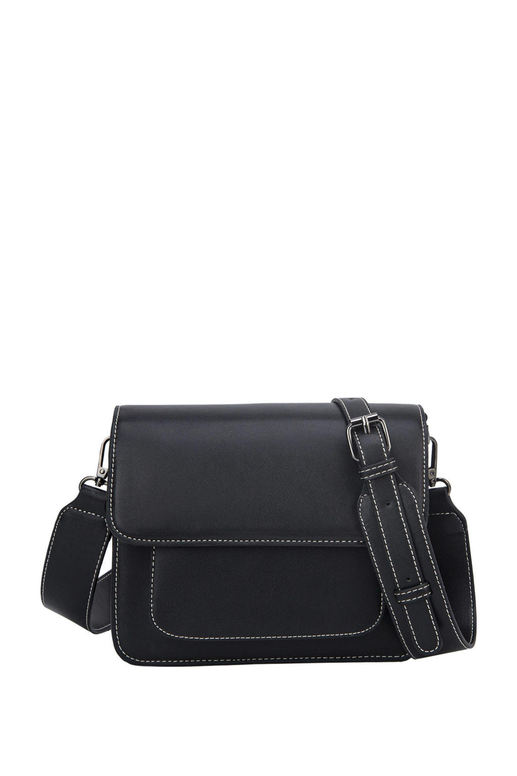 HVISK crossbody tas Cayman Pocket Soft Structure zwart