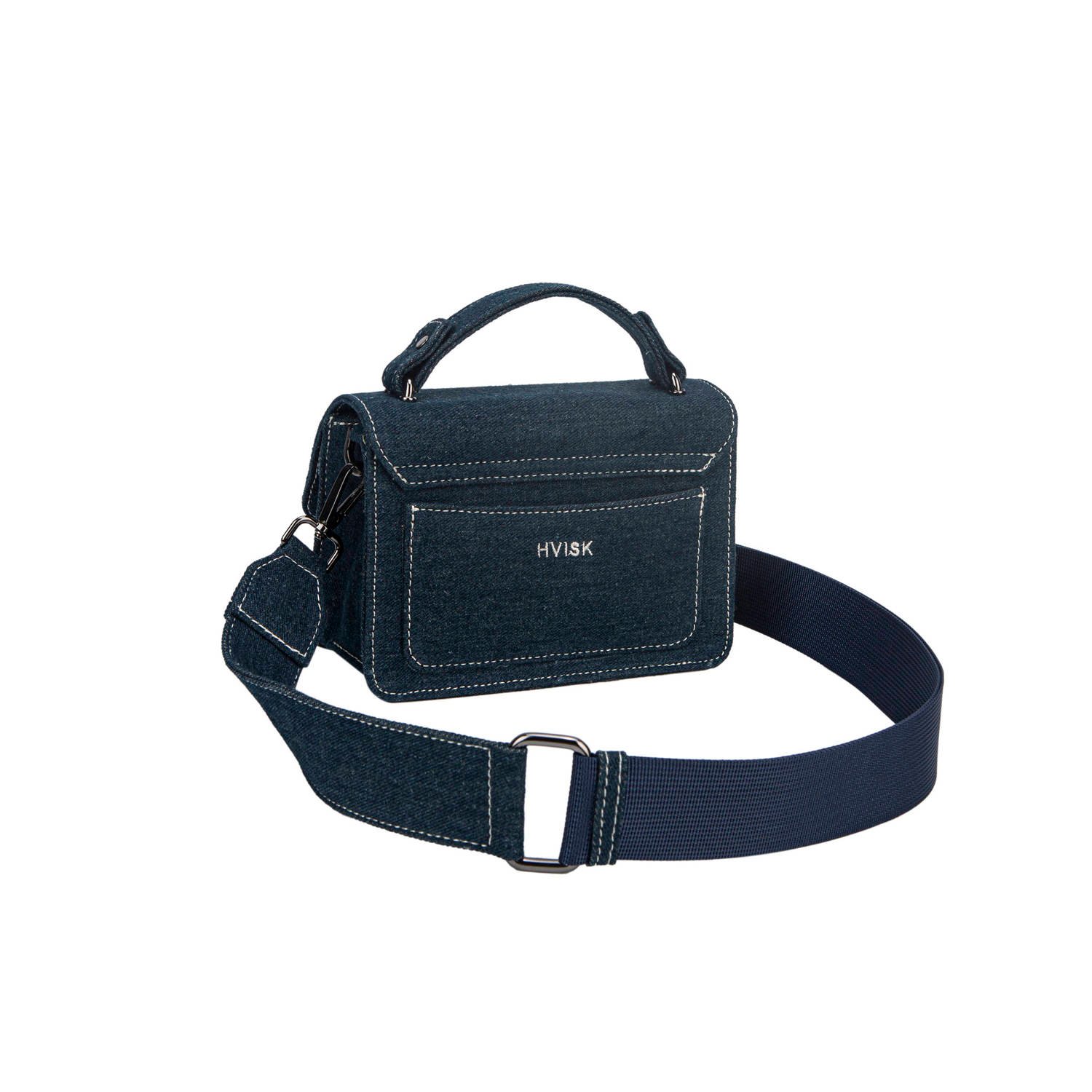 HVISK crossbody tas Renei Denim donkerblauw