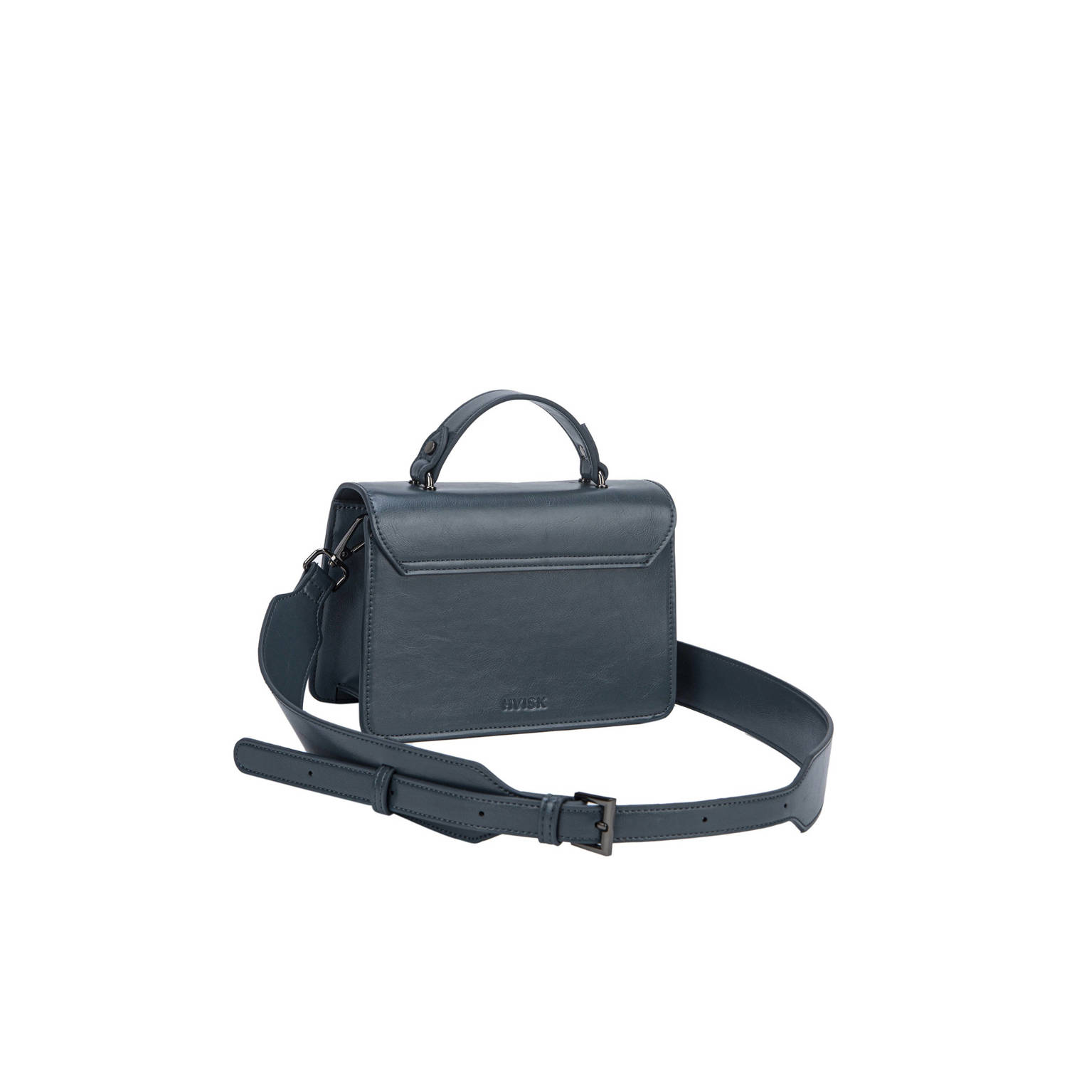 HVISK crossbody tas Crane Glossy donkergroen