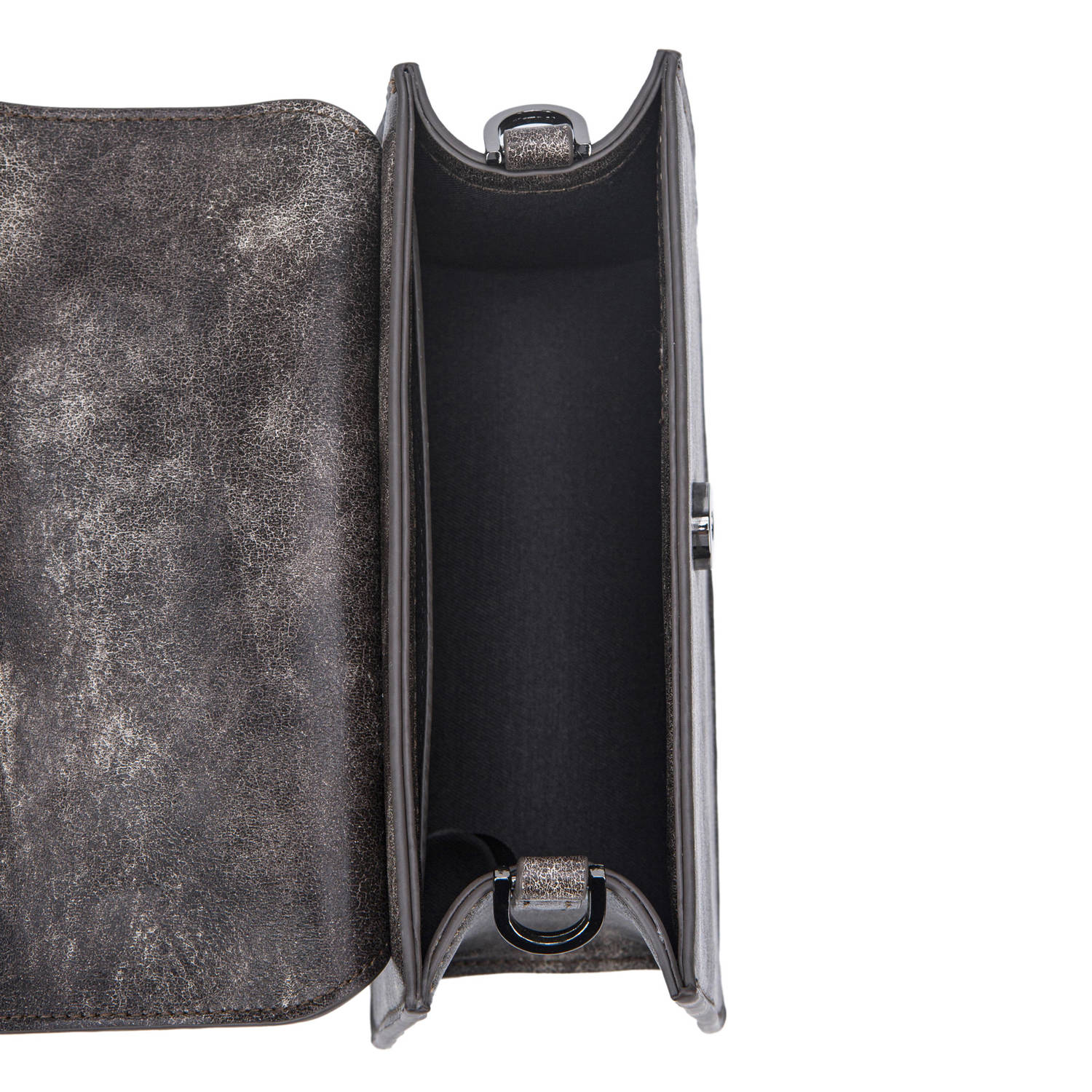HVISK crossbody tas Crane Soft Structure grijs zwart