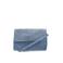 Manfield suede crossbody tas blauw