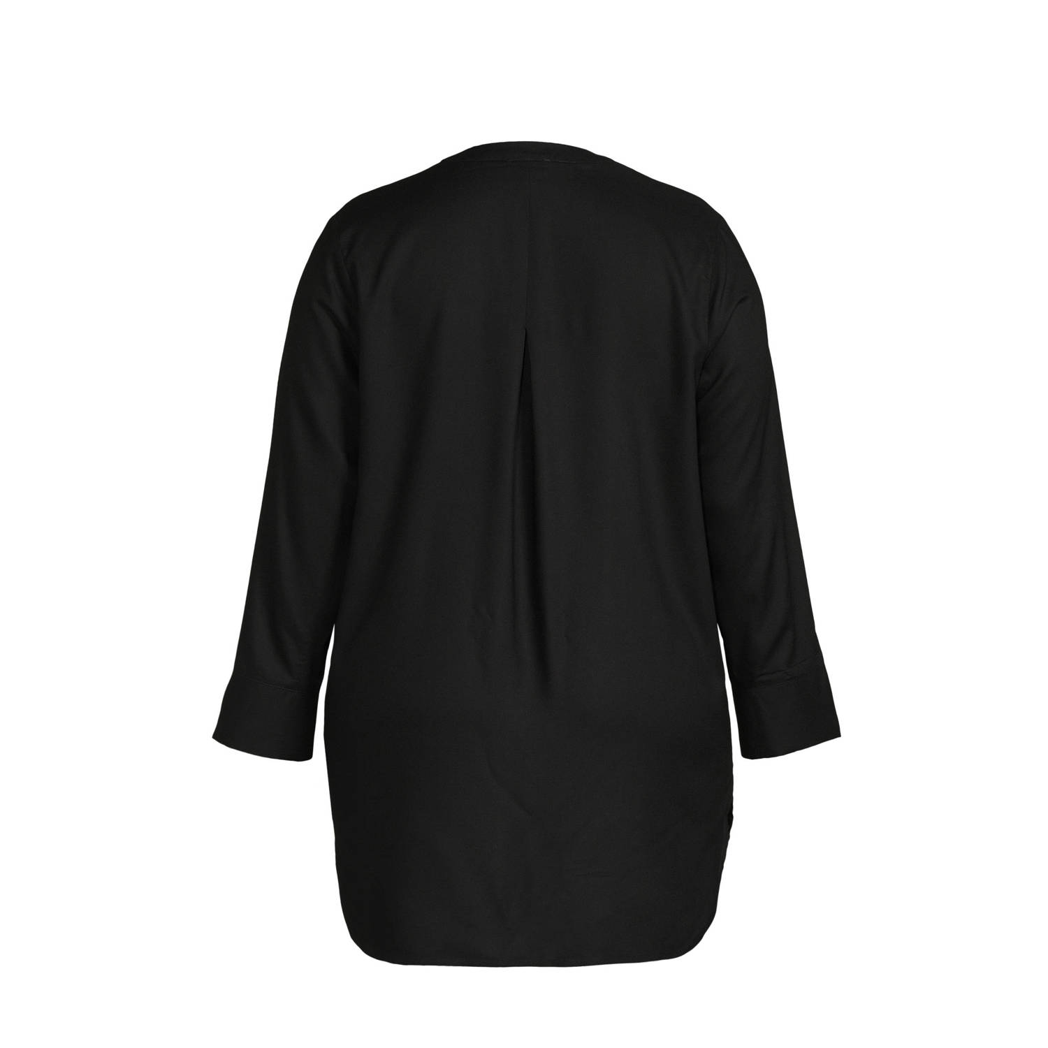 GREAT LOOKS lange blouse zwart