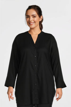 lange blouse zwart