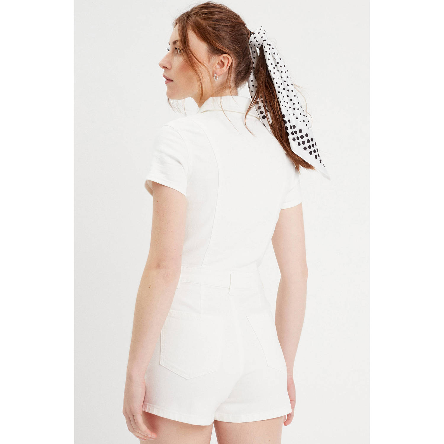 Cache playsuit ecru