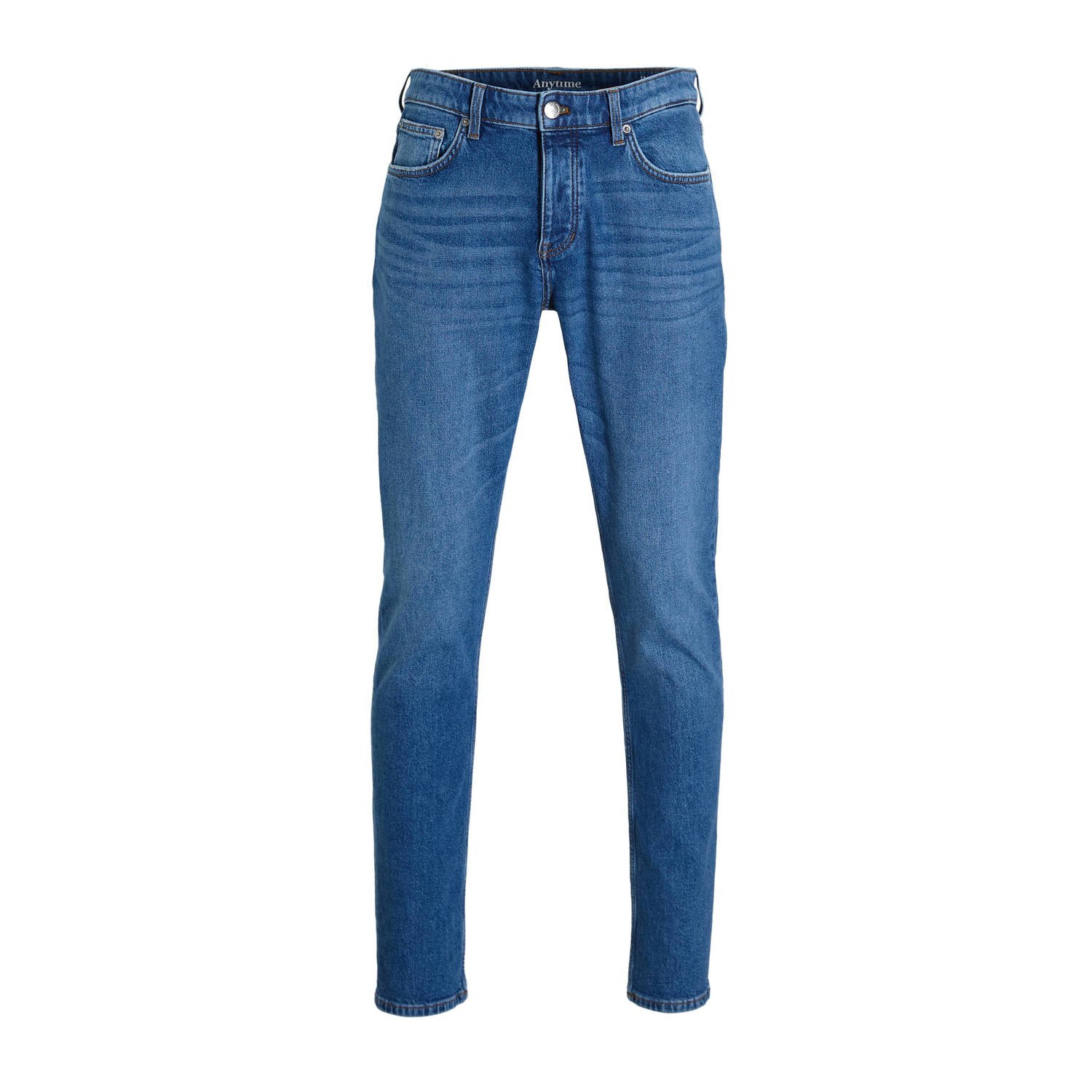 Anytime relaxed fit jeans blauw