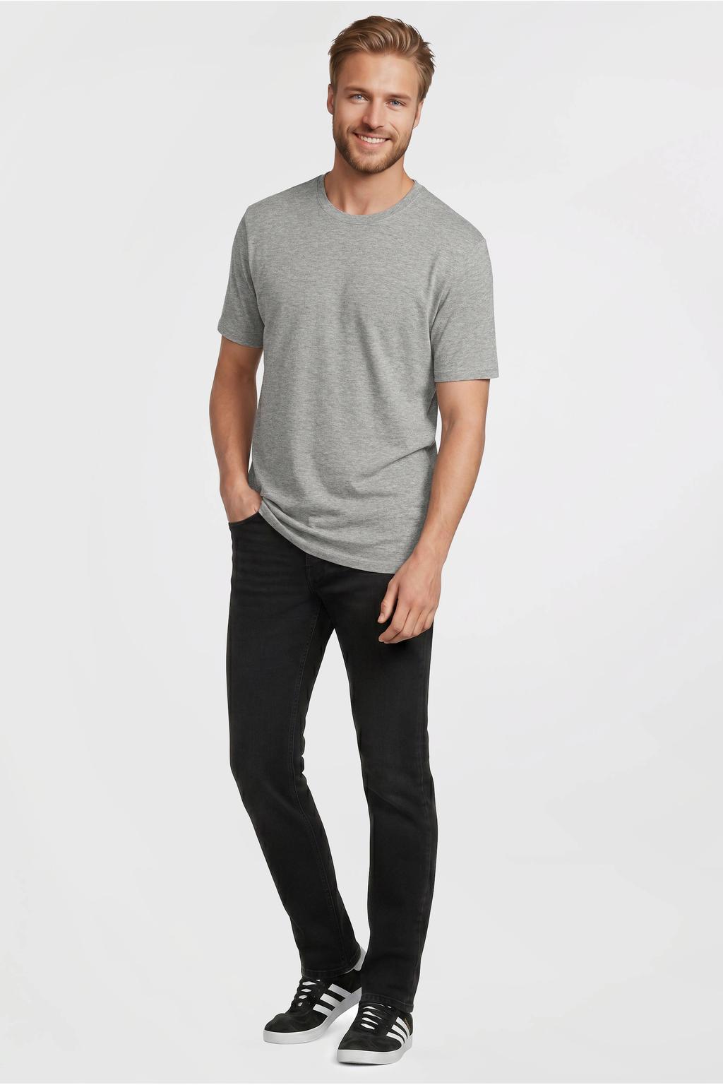 Anytime slim fit jeans zwart