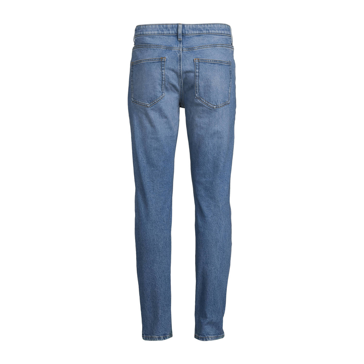 anytime slim fit jeans gewassen blauw